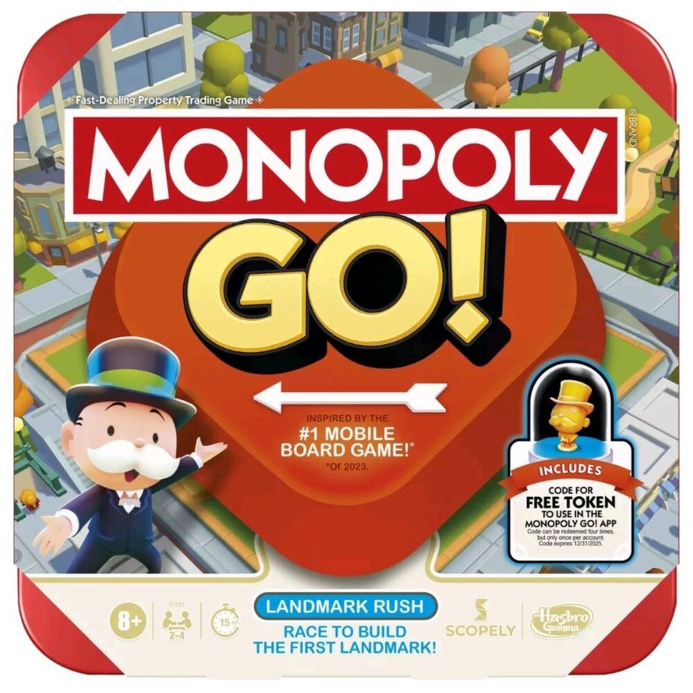 Monopoly GO! Board Game  Inspired by The Popular Mobile Brand New Sealed 🎁🎁🎁